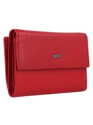 Braun Büffel Anna Geldbörse RFID Leder 14 cm in rot