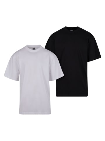 Urban Classics T-Shirts in white+black