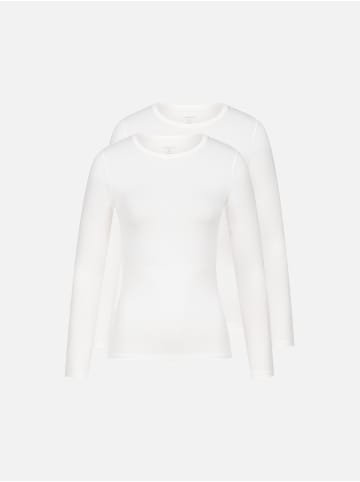 Erlich Textil  LIGHT TOUCH schmales LONGSLEEVE IM 2er PACK in ecru