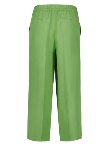 Zero  Culotte aus Leinenmix in Forest Green