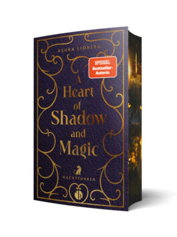 Nova MD Buch - A Heart of Shadow and Magic: Nachtfunken | Mit wunderschönem Farbsc