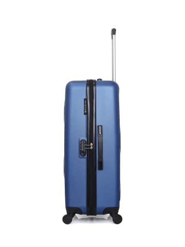 WAVE PARIS Großer Hartschalenkoffer AMAZONE in Dunkelblau (95L)