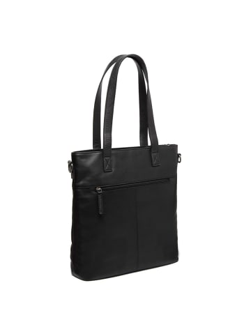 The Chesterfield Brand Nunavik Schultertasche Leder 33 cm Laptopfach in black