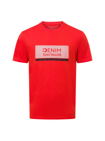 TOM TAILOR Denim T-Shirt in koralle