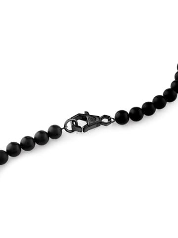 Philipp Plein Halskette mit Anhänger in Schwarz – (L)60cm