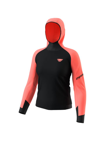 DYNAFIT Shirt ALPINE L/S HOODED TEE W in Orange5078
