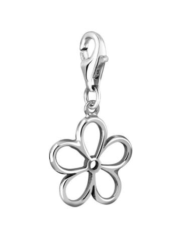 Nenalina Charm 925 Sterling Silber Blume in Silber