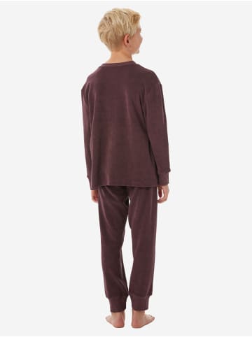 Schiesser Schlafanzug Nightwear in kakaobraun
