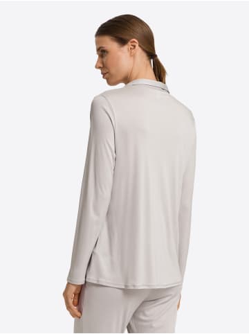 Hanro Longsleeve Grand Central in silver vapor