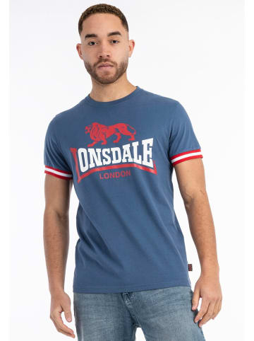 Lonsdale T-Shirt "Kergord" in Blau