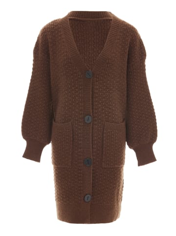 RISA Damen Strickjacke in Braun