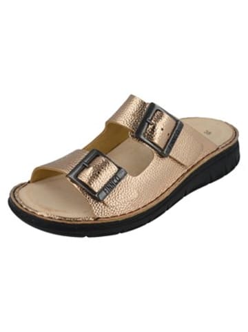 Finn Comfort Pantolette in gold