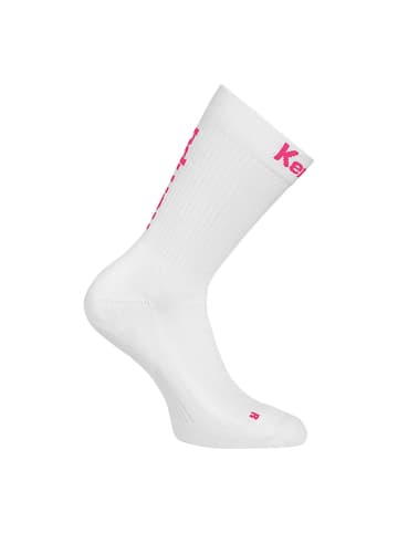 Kempa Socken Logo Classic Kids in weiß/pink