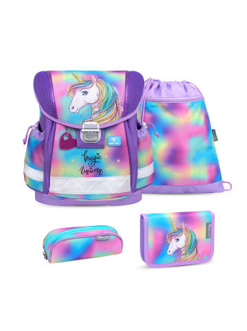 Belmil Classy Rainbow Color Schulranzen Set 4 tlg