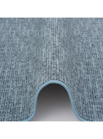 Snapstyle Schlingen Designer Teppich Niva Rund in Blau