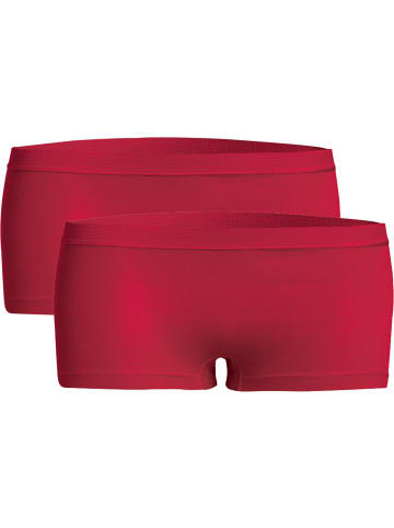 Con-ta Baumwolle, Feinripp Pants 2er-Pack in rot