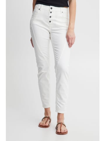 PULZ Jeans 5-Pocket-Hose in weiß