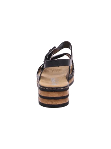 rieker Sandale  in Schwarz