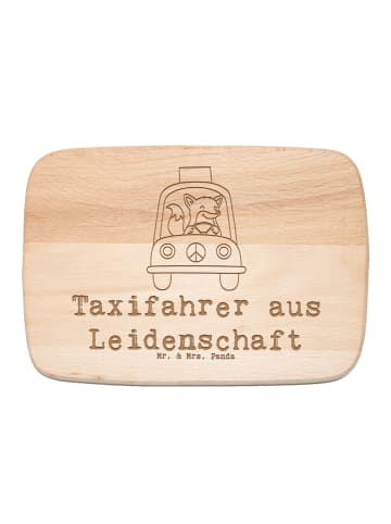 Mr. & Mrs. Panda Holzbrett Taxifahrer Leidenschaft mit Spruch in Transparent