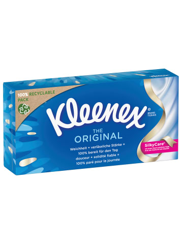 Kleenex Original Taschentücher-Box Kosmetiktücher 3-lagig Großpackung 24 x 72 Stk
