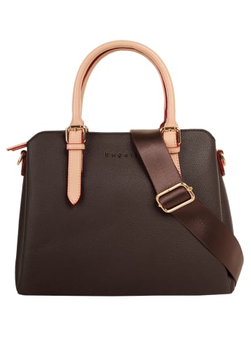 Bugatti Handtasche ELLA Kunstfaser in dunkelbraun