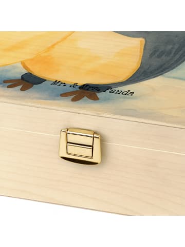 Mr. & Mrs. Panda Tee-Aufbewahrungsbox Pinguin umarmen Design mit... in Weiß