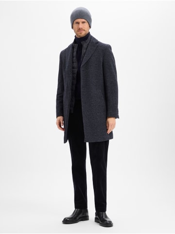 DIGEL Wollmantel Deus in marine grau - 0001