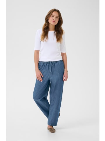 Kaffe Casual Hose KAluise Regular fit in Dark Blue Chambray