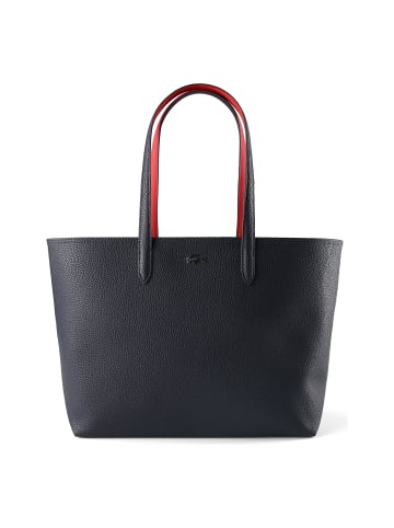 Lacoste Anna Shopper Tasche 35 cm marine rouge
