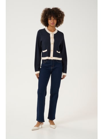 CULTURE Strickjacke CUaio Classic fit in Dress Blues Solid