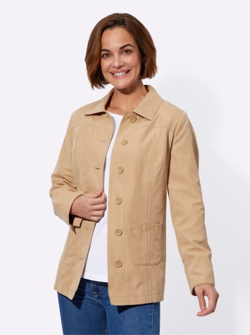 WITT WEIDEN Lederimitatjacke in camel