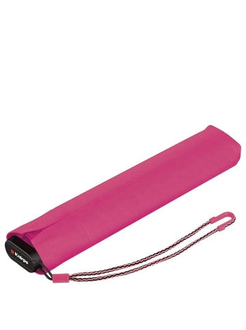 Knirps US.050 Ultra Light Slim Manual - Taschenschirm Regenschirm (cider) in neon pink