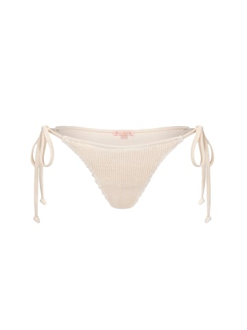 Moda Minx Bikini Hose Scrunch Tie Side Bottom in Beige