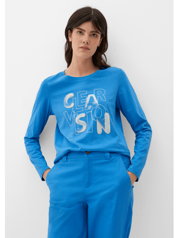 s.Oliver T-Shirt langarm in Blau