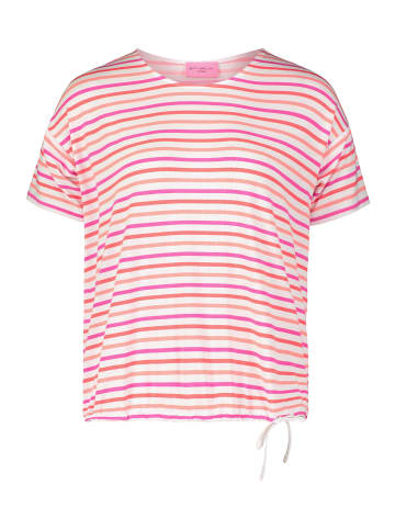 Betty Barclay Ringelshirt mit Tunnelzug in Red/White