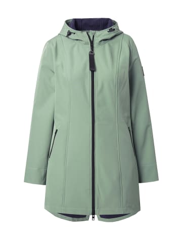 Ulla Popken Softshelljacke in mintgrün