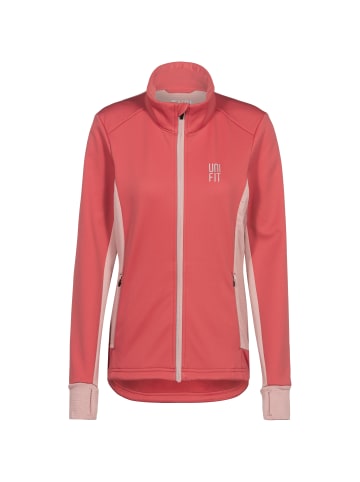 unifit Softshelljacke in mineral red