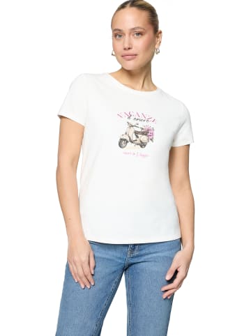 Zero  Printshirt mit Aufdruck in Patch Cream/Pink