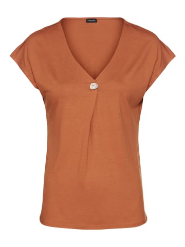 Laura Scott Kurzarmshirt in rostrot