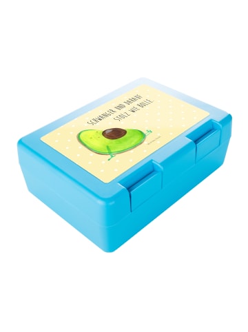 Mr. & Mrs. Panda Bento Box Avocado Schwangerschaft mit Spruch in Gelb Pastell