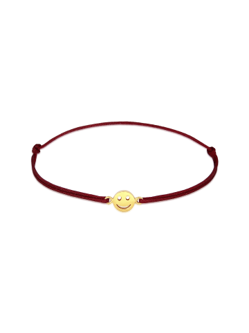 Elli Armband 925 Sterling Silber mit Smiling Face, Smiling Face in Gold