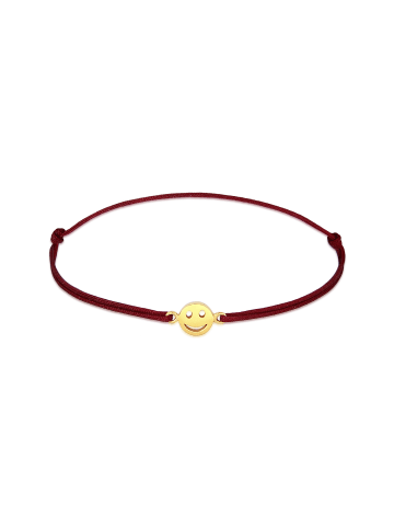 Elli Armband 925 Sterling Silber Smiling Face, mit Smiling Face in Gold