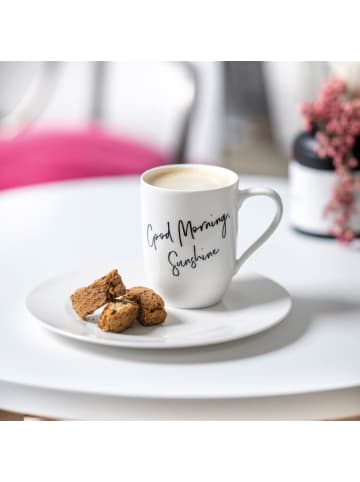 Villeroy & Boch Becher mit Henkel 'Good Morning, Sunshine' Statement 290 ml in weiß