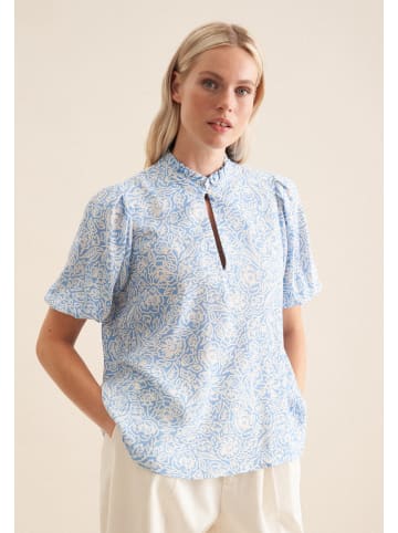 Seidensticker Shirtbluse Regular in Mittelblau