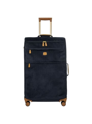 BRIC`s Life - 4-Rollen-Trolley 77 cm (camel) in blau