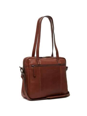 The Chesterfield Brand Puglia Schultertasche Leder 27 cm Laptopfach in cognac