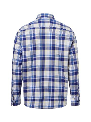 Eterna Hemd in blau gelb