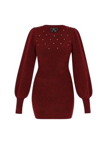 faina Dress in wine red