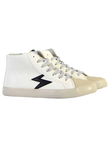 Le Temps des Cerises Soho High – Hohe Sneaker aus Leder Marmor