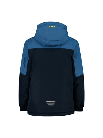 cmp Kid Jacket Fix Hood in Dunkelblau